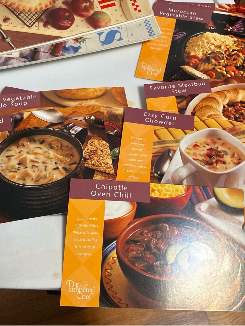 Pampered Chef Cookbooks Recipes Heart of Home Favorites, Soups Stews Chilis - Picture 14 of 15